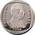 Mandela 2000  smiling face   CIRCULATED R5.00 coins just waiting for your BIDS